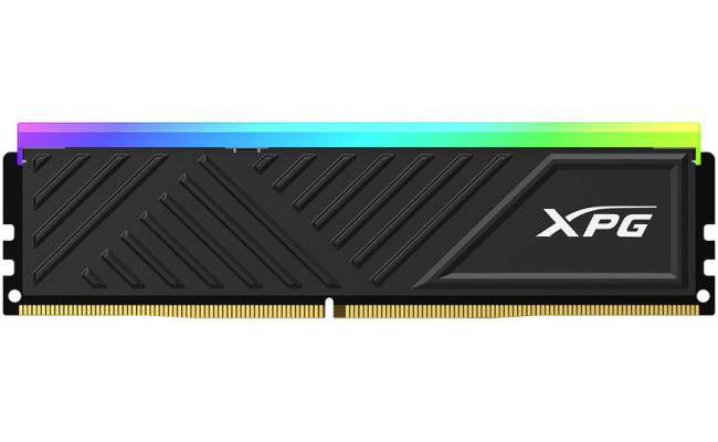 ADATA XPG SPECTRIX D35G 8GB RGB DDR4 Desktop Memory, 3600 MHz Clock Speed, CL18 Latency, Supports Intel XMP 2.0, 1.35V, RoHS Compliant, Black